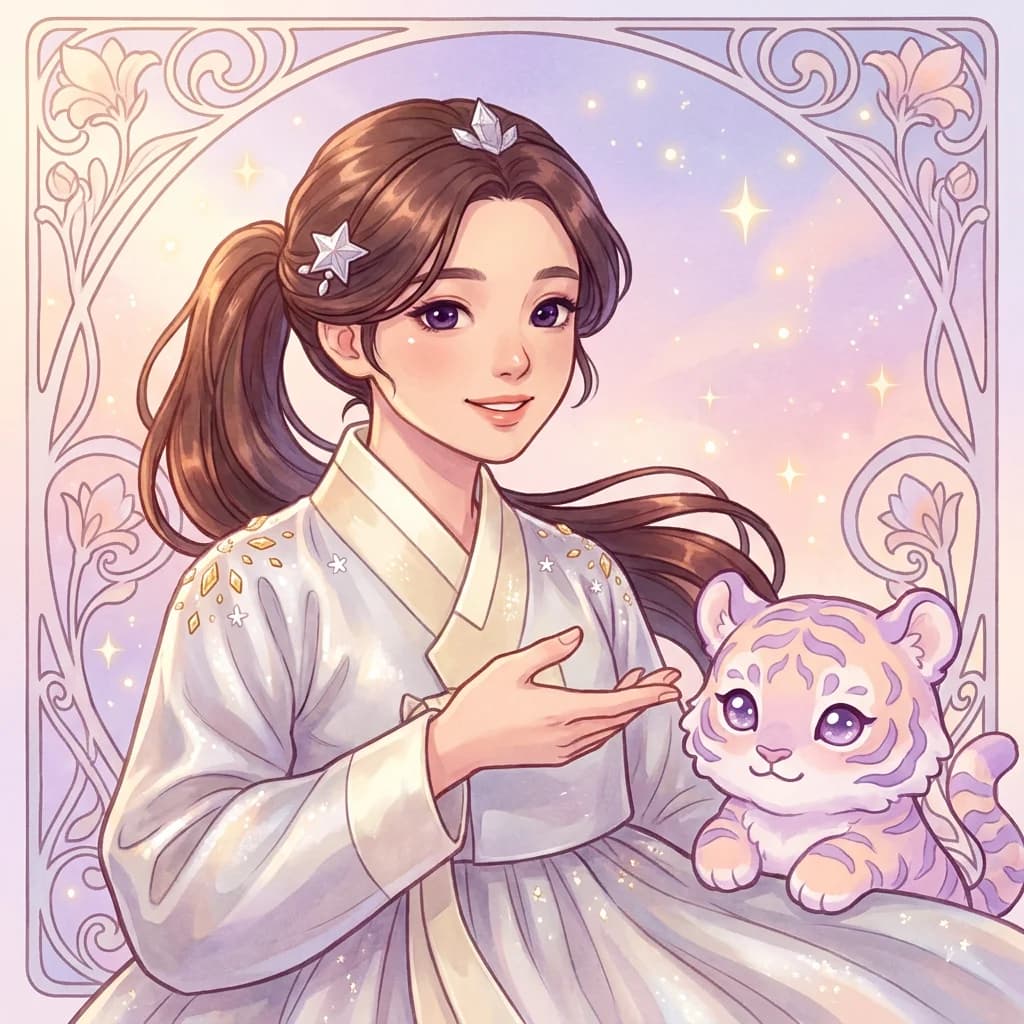 경금 일주 일러스트